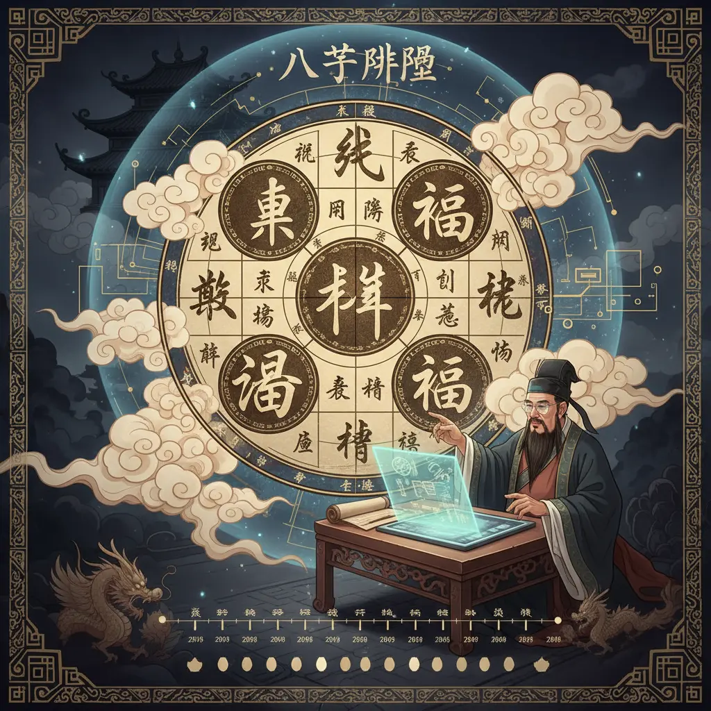 八字命理 - 八字排盤